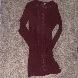 Long cardigan size small